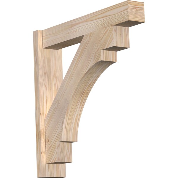 Ekena Millwork Merced Block Smooth Outlooker, Douglas Fir, 5 1/2"W x 28"D x 28"H OUT06X28X28MRC05SDF - main